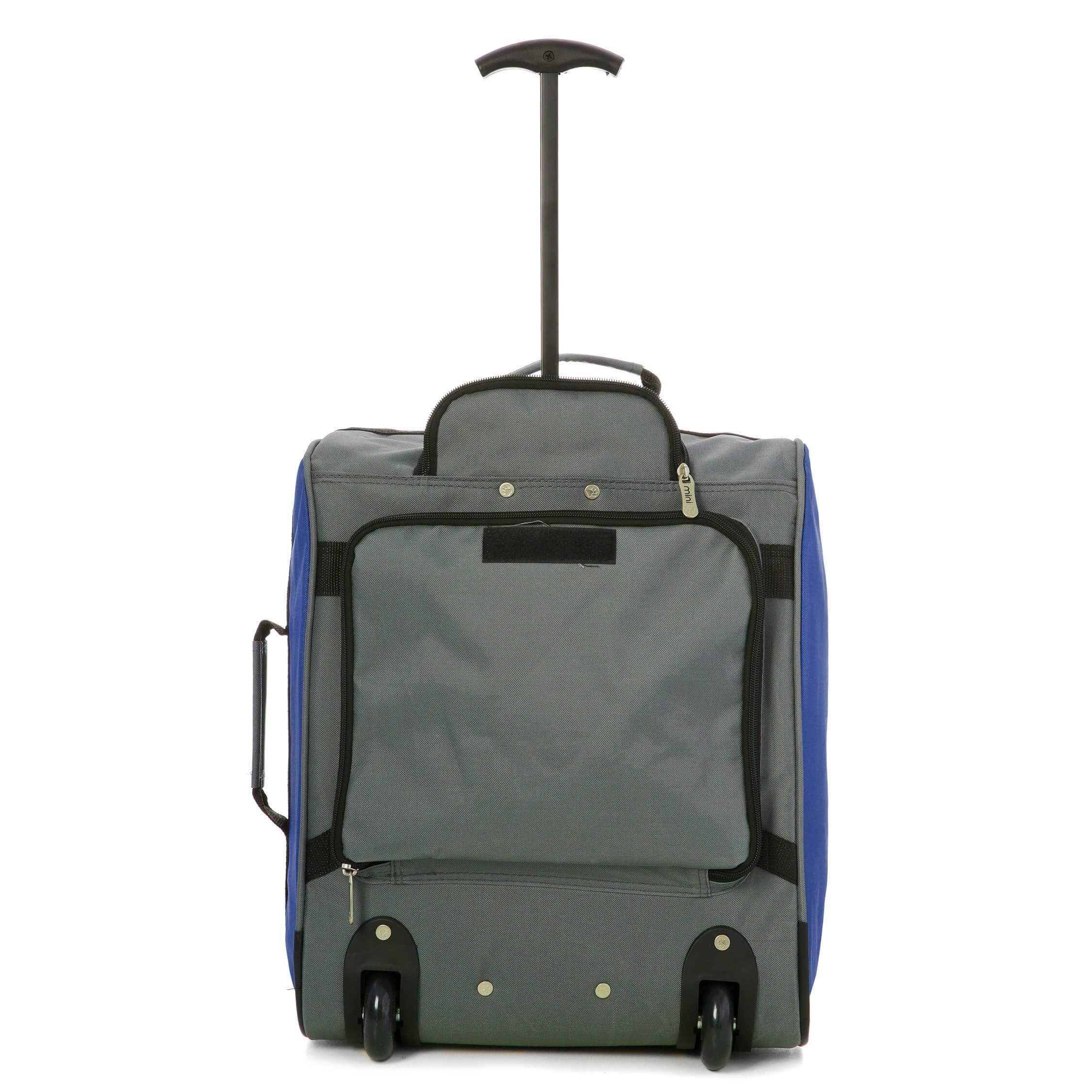 MiniMAX (45x35x20cm) Childrens Luggage Carry On Suitcase with Backpack and Pouch (x2 Set) - Packed Direct UK