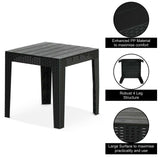 Olsen & Smith 3 Piece 2 Person Weatherproof Rattan Outdoor Garden Lawn Decking Patio Balcony Furniture Set, 2 Chairs and Cushions with 1 Table , Grey - Packed Direct UK