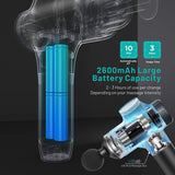 Olsen & Smith Massage Gun Deep Tissue, 6 Heads, LCD Display, 30 Speeds Quiet Operation, Handheld Muscle Massager for Muscle Soreness Pain Tension Relief & Recovery, Black - Packed Direct UK