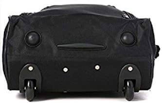 Set of 2 Hand Luggage Set Including Ryanair Cabin Approved 55x40x20cm Trolley Bag & 40x20x25 Ryanair Maximum Holdall Under Seat Flight Bag (Black X 2 + Navy X 2) - Packed Direct UK