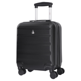 Aerolite (45x36x20cm) Easyjet Maximum Size Hard Shell Carry On Hand Cabin Luggage Underseat Flight Bag Suitcase 45x36x20 with 4 Wheels