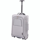 5 Cities (55x35x20cm) Lightweight Cabin Hand Luggage With a Retractable Telescopic Handle, Approved For Ryanair/easyJet/British Airways & more - Packed Direct UK