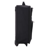 5 Cities Easyjet Ryanair 55x40x20cm Folding Cabin Bag Hand Luggage Carry On Suitcase Black - Packed Direct UK