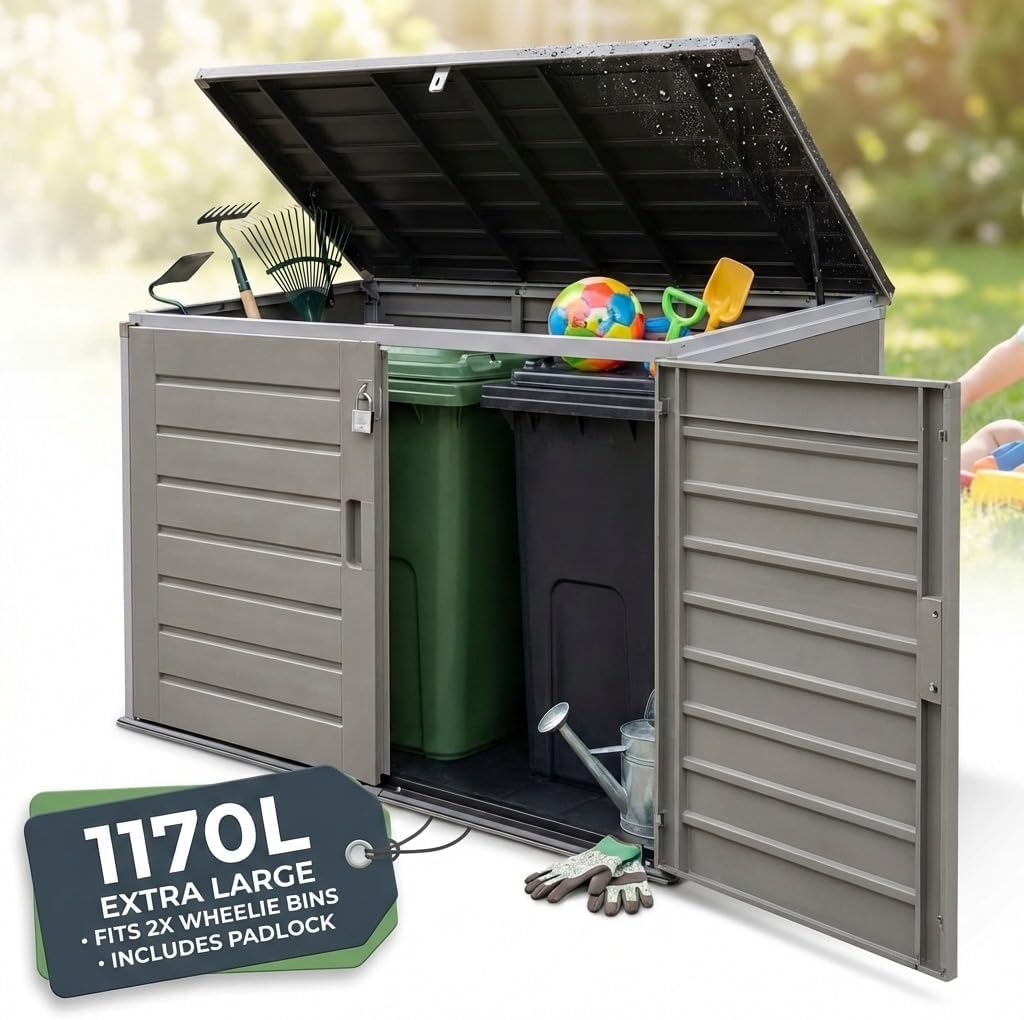 & Extra Large Outdoor Garden Storage Box Weatherpro