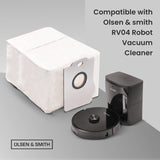 Olsen & Smith Replacement Dust Collection Bag for RV04 Robot Vacuum Cleaner – Genuine Single Dust Bag for Self-Empty Base Station