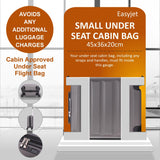 Aerolite (45x36x20cm) Easyjet Maximum Size Hard Shell Carry On Hand Cabin Luggage Underseat Flight Bag Suitcase 45x36x20 with 4 Wheels