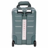 Aerolite 40x20x25cm Ryanair Approved Cabin Bag – Lightweight 2-Wheel Hard Shell Underseat Luggage with TSA Lock – Eco-Friendly Interior – Forest Green