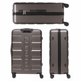 Aerolite 3-Piece Luggage Set – Lightweight Hard Shell Suitcases with 4 Dual Spinner Wheels & TSA Lock – Expandable Cabin (21”), Medium (24”), Large (28”) – Expandable Carry-On Case Included – Charcoal