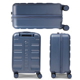 Aerolite 55x35x25cm Hard Shell Carry On Hand Cabin Luggage Suitcase with 4 Spinner Wheels & TSA Lock – Max Size Cabin Bag for Air Europa, Air France, ITA Airways, KLM & Transavia - Blue