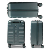 Aerolite 55x35x25cm Hard Shell Carry On Hand Cabin Luggage Suitcase with 4 Spinner Wheels & TSA Lock – Max Size Cabin Bag for Air Europa, Air France, ITA Airways, KLM & Transavia - Forest Green