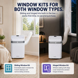 Olsen & Smith 12000 BTU Portable Air Conditioner – 4-in-1 Air Conditioner, Dehumidifier & Fan with Sleep Mode, Quiet 45dB, Remote Control, 24H Timer, Window Kit Included, Energy Class A