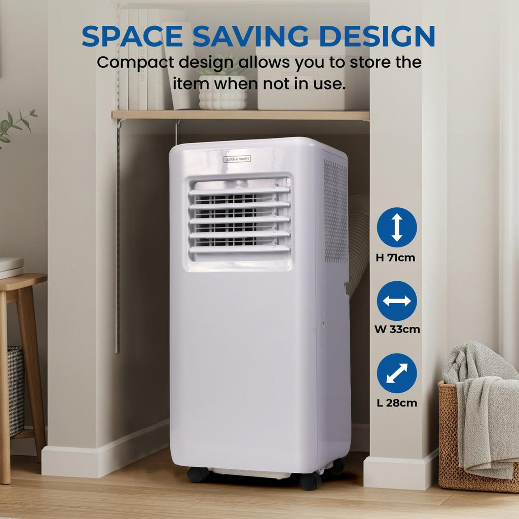 Olsen & Smith 9000 BTU 3-in-1 Portable Air Conditioning Unit, Air Cond ...
