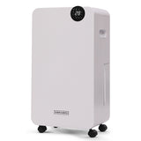 Olsen & Smith 12L/Day Portable Electric Dehumidifier – Home Dehumidifier with Laundry Mode, 2.1L Tank, 2m Drain Hose & Wheels for Bedroom, Bathroom, Kitchen & Basement – White
