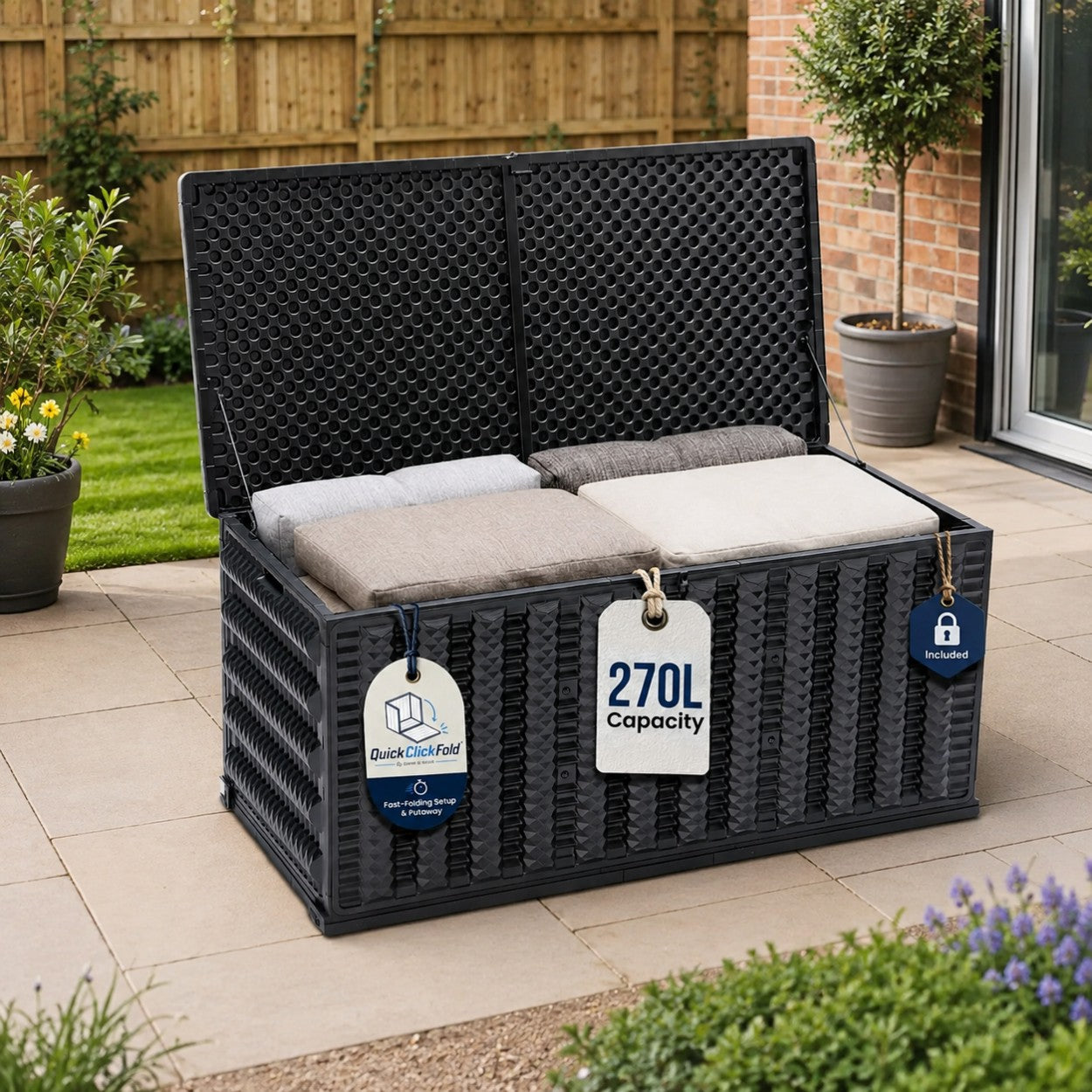 & Folding Garden Storage Box