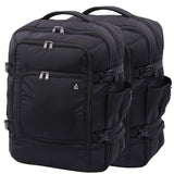 Aerolite 40x30x20 Wizz Air Maximum Size Backpack Eco-Friendly Cabin Luggage Approved Travel Carry On Holdall Lightweight Shoulder Bag Flight Rucksack with YKK Zippers 5 Year Warranty