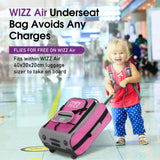Aerolite MiniMAX Ryanair & Wizz Air 40x30x20 Maximum Size Cabin Hand Luggage Under Seat Trolley Backpack Carry On Bag 2 Wheel