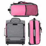 Aerolite MiniMAX Ryanair & Wizz Air 40x30x20 Maximum Size Cabin Hand Luggage Under Seat Trolley Backpack Carry On Bag 2 Wheel