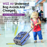 Aerolite MiniMAX Ryanair & Wizz Air 40x30x20 Maximum Size Cabin Hand Luggage Under Seat Trolley Backpack Carry On Bag 2 Wheel