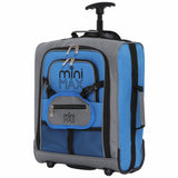 Aerolite MiniMAX Ryanair & Wizz Air 40x30x20 Maximum Size Cabin Hand Luggage Under Seat Trolley Backpack Carry On Bag 2 Wheel