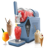 Olsen & Smith Slushie Machine & Frozen Drink Maker – 3-in-1 Slushy, Soft Serve Ice Cream & Drinks Chiller Machine for Cocktails, Milkshakes, Frappes & Iced Coffee (Blue)