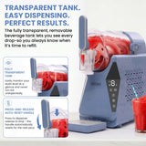 Olsen & Smith Slushie Machine & Frozen Drink Maker – 3-in-1 Slushy, Soft Serve Ice Cream & Drinks Chiller Machine for Cocktails, Milkshakes, Frappes & Iced Coffee (Blue)