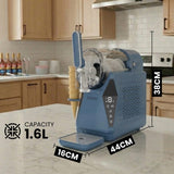 Olsen & Smith Slushie Machine & Frozen Drink Maker – 3-in-1 Slushy, Soft Serve Ice Cream & Drinks Chiller Machine for Cocktails, Milkshakes, Frappes & Iced Coffee (Blue)