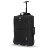5 Cities (55x35x20cm) Lightweight Cabin Hand Luggage With a Retractable Telescopic Handle, Approved For Ryanair/easyJet/British Airways & more