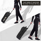 5 Cities (55x35x20cm) Lightweight Cabin Hand Luggage With a Retractable Telescopic Handle, Approved For Ryanair/easyJet/British Airways & more