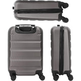 Aerolite 55cm Lightweight Hard Shell 8 Wheels Cabin Suitcase 21" (55x35x20cm), Approved for Ryanair (Priority), easyJet Plus, British Airways, Virgin Atlantic, Jet2 and More - Packed Direct UK