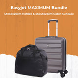 Aerolite (56x45x25cm) Easyjet Maximum Lightweight Hard Shell Cabin Hand Luggage, Maximum Possible Allowance for EasyJet & British Airways - Packed Direct UK
