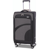 Aerolite Lightweight 55cm 4 Wheel Travel Carry On Hand Cabin Luggage Suitcase Navy Blue Plum Approved for easyJet British Airways Ryanair and More - Packed Direct UK