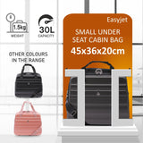 Aerolite New Summer 2024 Easyjet Maximum Size 45x36x20cm Hand Cabin Luggage Approved Hard Shell Travel Carry On Holdall Shoulder Under Seat Flight Bag with 2 Year Warranty - Packed Direct UK