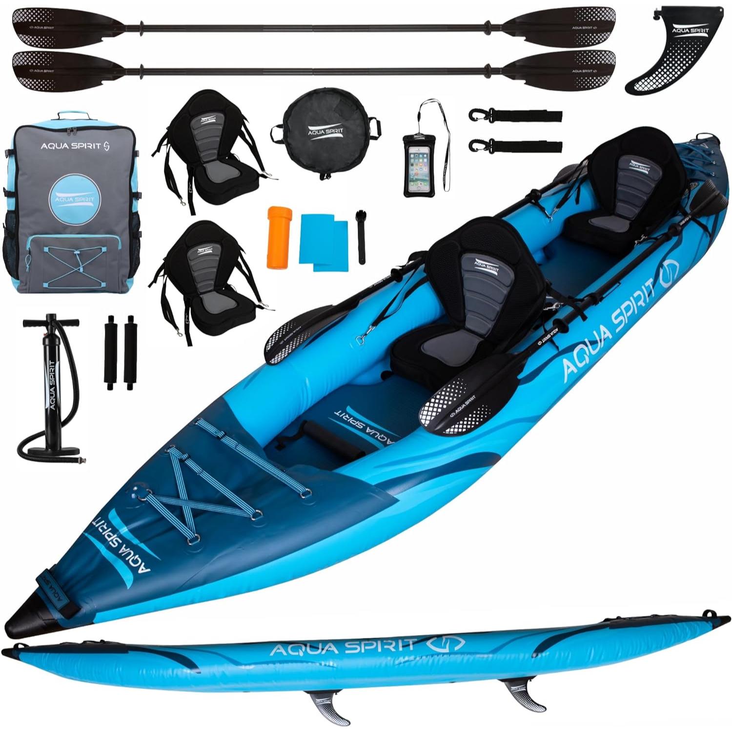 2 Person Inflatable Kayak 13ft 5 Set