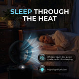 Olsen & Smith 10 Inch Cordless Spray Fan with 9L Water Tank – Portable Rechargeable Misting Cooling Fan with Oscillation, Remote Control & USB Charging for Indoor Outdoor Home, Garden & Camping