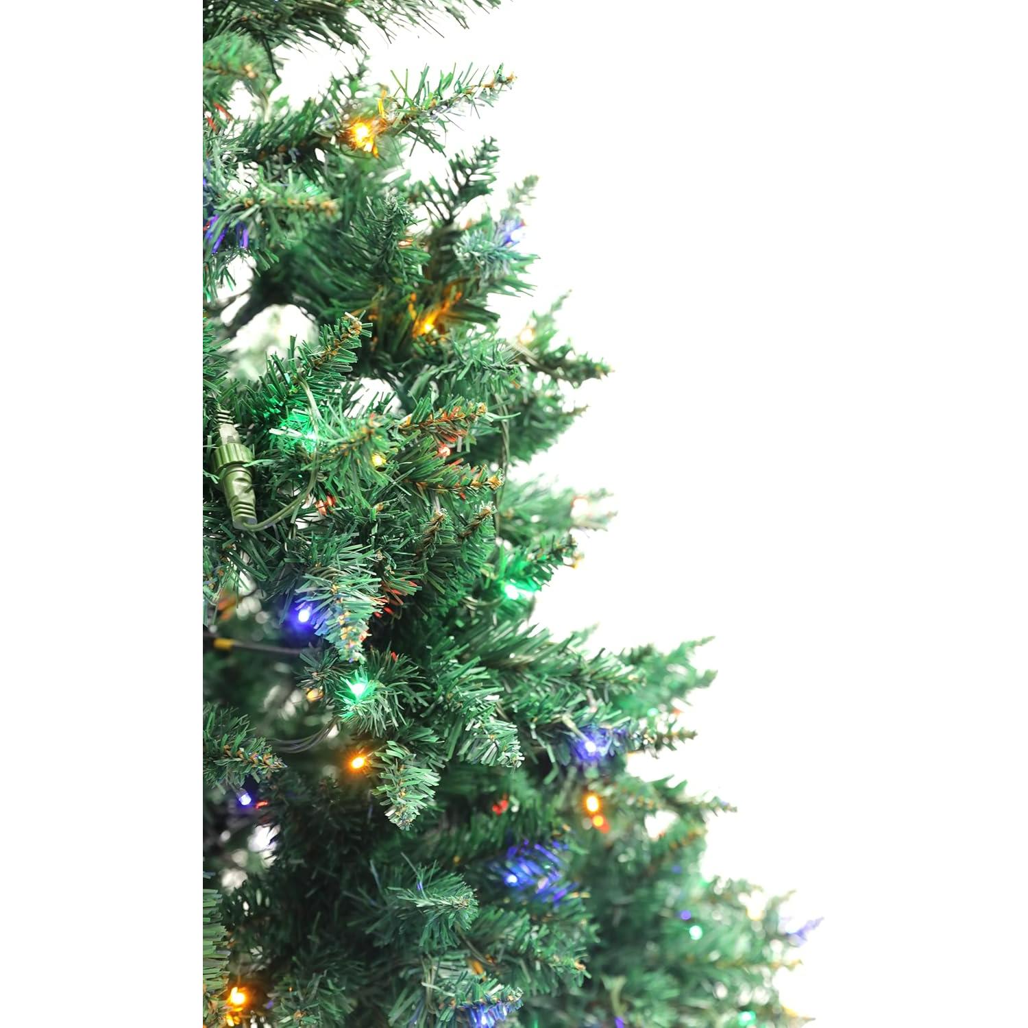 Olsen & Smith 182cm PreLit Automatic PVC Christmas Tree with 300 Warm