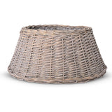 Olsen & Smith 26x58cm Christmas Tree Skirt - Festive Christmas Tree Base Cover Willow Xmas Tree Skirt 40x58x26 for Christmas Decorations - Durable Wicker Skirt for Christmas Trees - Packed Direct UK