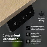 Olsen & Smith Premium Electric Standing Desk & XTREME RGB Gaming Chair Bundle with Bluetooth Speakers, LED Lights, Adjustable Height, Lumbar Support, Headrest & Footrest