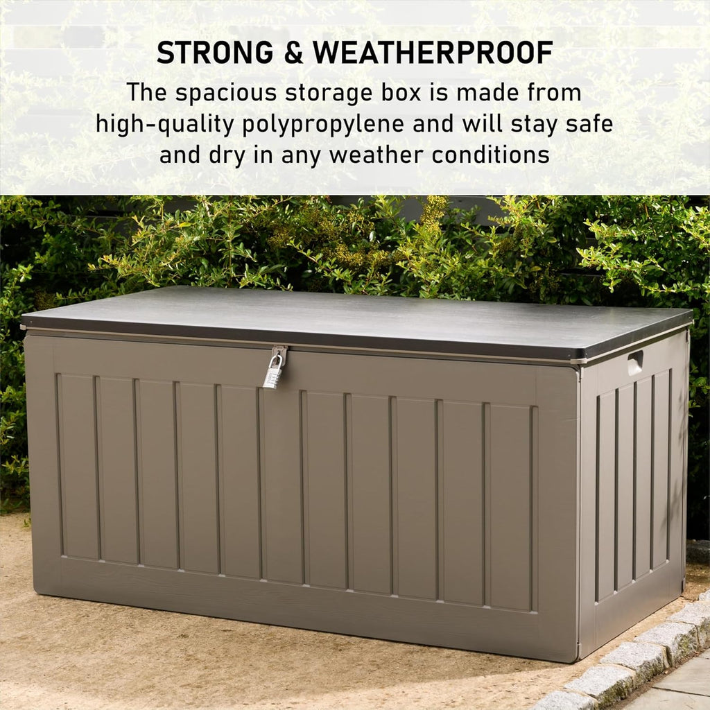 Olsen & Smith 680L/830L MASSIVE Capacity Outdoor Garden Storage Box Pl ...