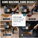 Olsen & Smith 1600W Portable Spot Cleaner Vacuum – Compact Deep Cleaning Machine for Carpets, Upholstery & Car Interiors with Dual Water Tanks, Steam Function & Multi-Tool Accessories