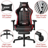 Olsen & Smith Premium Electric Standing Desk & XTREME RGB Gaming Chair Bundle with Bluetooth Speakers, LED Lights, Adjustable Height, Lumbar Support, Headrest & Footrest
