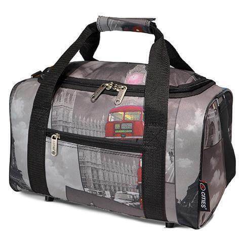 5 Cities (35x20x20cm) Hand Luggage Holdall Flight Bag - Packed Direct UK