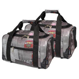 5 Cities (40x20x25cm) Hand Luggage Holdall Flight Bag (x2 Set) - Packed Direct UK