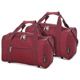 5 Cities (40x20x25cm) Hand Luggage Holdall Flight Bag (x2 Set) - Packed Direct UK