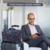 5 Cities (40x20x25cm) Ryanair Maximum Hand Luggage Holdall Flight Bag, New and Improved Ryanair Maximum Sized Under Seat Cabin Holdall – Take The Max on Board! - Packed Direct UK