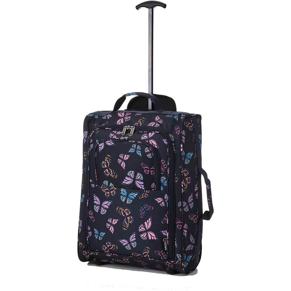 5 Cities 55x35x20cm Lightweight Cabin Luggage Packed Direct UK