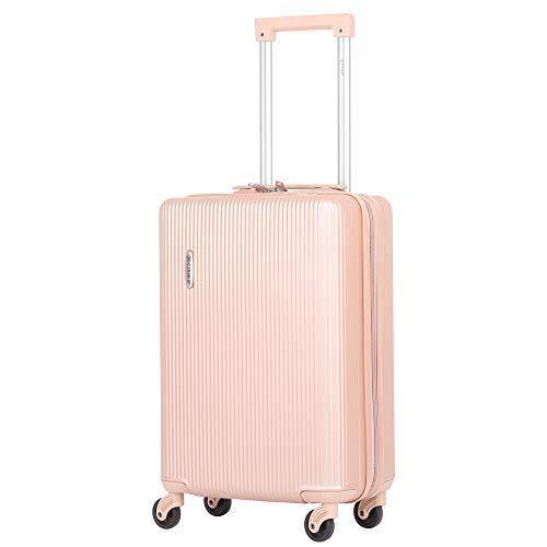 5 Cities Lightweight ABS Hard Shell Carry On Cabin Hand Luggage Suitcase with 4 Wheels, Approved for Ryanair, Easyjet, British Airways - Packed Direct UK