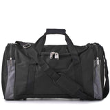 5 Cities Lightweight Hand Luggage Cabin Sized Sports Duffel Holdall (Black 330) - Packed Direct UK