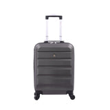 Aerolite 55x38x20cm Emirates Max Size Hard Shell Carry On Hand Cabin Luggage Suitcase 55x38x20 with 4 Wheels,Also Fits Many Other Airlines