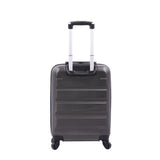 Aerolite 55x38x20cm Emirates Max Size Hard Shell Carry On Hand Cabin Luggage Suitcase 55x38x20 with 4 Wheels,Also Fits Many Other Airlines