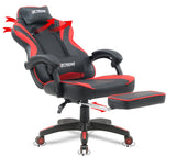 Olsen & Smith XTREME Gaming Chair New and Improved 2025 Model Ergonomic Office Desk PC Computer Recliner Swivel Chair Detachable Padded Head Rest Lumbar Support Cushion & Footrest
